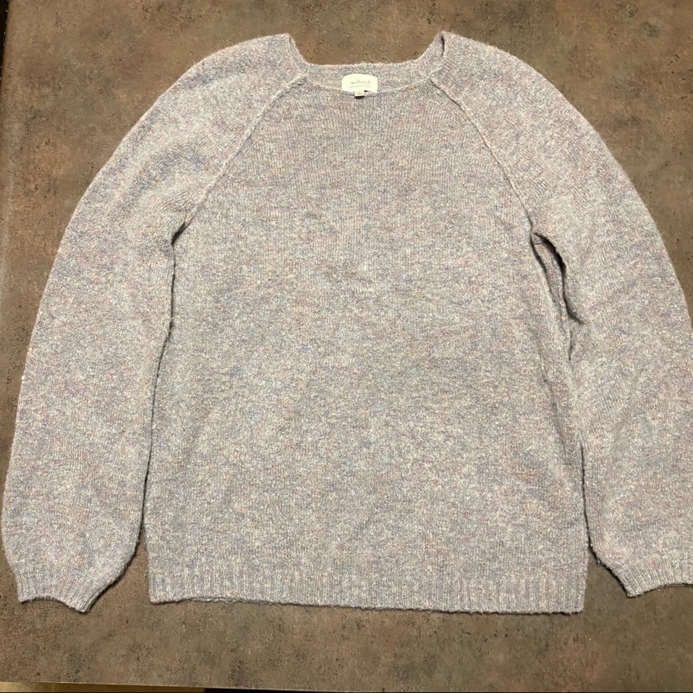 Aritzia Wilfred Chapais gray multi sweater - Picture 4 of 8
